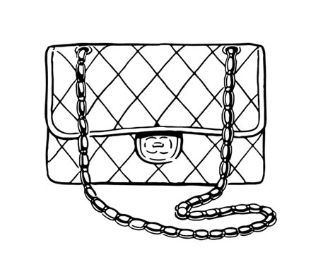 borsetta chanel disegno|Chanel borse.